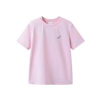 asics亚瑟士童装2024夏季男女儿童吸湿速干柔软舒适凉感短袖T恤 202浅粉 170 cm 170cm