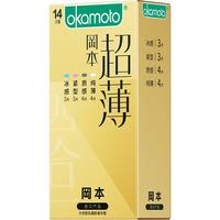 冈本避孕套超薄量贩组合套套多合一情趣成人夫妻用品避孕套 金装14片