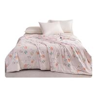安睡宝（SOMERELLE） 被子被芯家纺 宿舍 可机洗水洗被子被褥 夏被-四季花园-粉 150*215cm