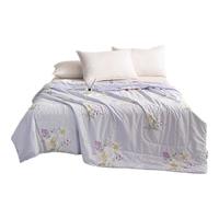 安睡宝（SOMERELLE） 被子被芯家纺 宿舍 可机洗水洗被子被褥 夏被-淡雅幽香-紫 150*215cm