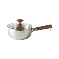 kimscook【厨房好物】无涂层家用小奶锅日式雪平锅五层不锈钢20cm
