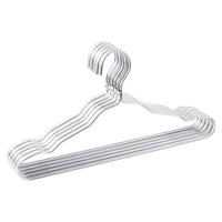 JEKO&JEKO衣架铝合金衣架无痕宽肩衣服架衣架子挂衣架太空铝晾衣架干湿两用 高端铝合金衣架-银色5个装