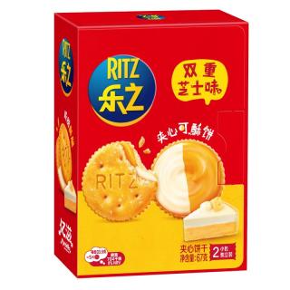 88VIP：RITZ 双重芝士味 夹心饼干  包装 201g
