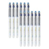 百乐中性笔（PILOT）百乐P500考试笔-金标系列 针管中性笔0.5mm顺滑针嘴水笔签字笔 考试专 蓝沙金 单支装