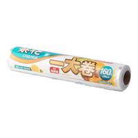 茶花(CHAHUA)保鲜膜点断式撕拉式免裁易撕冰箱冷冻微波炉加热一次性保鲜膜PE 一大卷【大号160米】