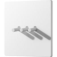 国际电工开关插座86型拨杆家用墙壁暗装插座带开关双控北欧复古美式风 四孔插座