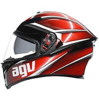 AGV K5S摩托车头盔男女防雾机车全盔3c认证 亮白 XL