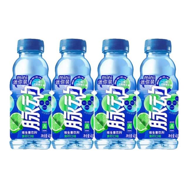 脉动 饮料400ml*4瓶低糖维生素C电解质水 青柠口味
