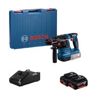 博世 GBH 18V-22 X 专业级锂电无刷吸尘电锤 两电一充套装