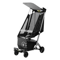 Kinderkraft KK口袋推车可坐可躺遛娃婴儿推车轻便折叠高景观溜娃车灰