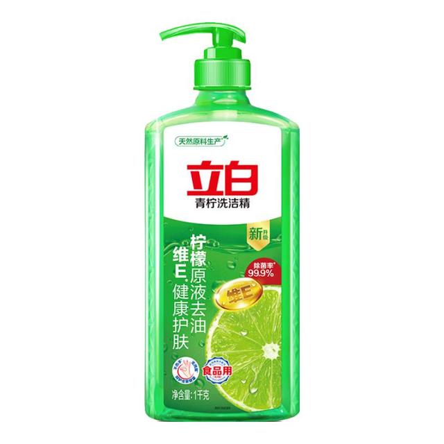 立白 青柠洗洁精家庭装1kg