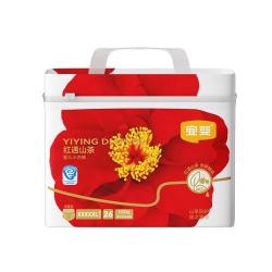 宜婴 弱酸红山茶花裤超薄透气拉拉裤L/XL干爽柔软纸尿裤宝宝尿不湿 拉拉裤5XL26片*2包【20-2