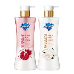 舒肤佳 净透沐浴露红石榴570g+山茶花570g 赠四小时家政