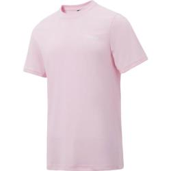 adidas 夏季透气百搭快干户外跑步训练运动休闲短袖 M码 清澈粉