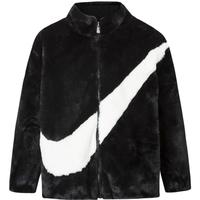 NIKE 耐克童装男女童仿兔毛皮草棉服冬季儿童保暖外套 正黑色 160 /80 【身高158-170cm】