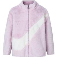 NIKE 耐克童装男女童仿兔毛皮草棉服冬季儿童保暖外套 樱花粉 160 /80 【身高158-170cm】 160/80(XL)