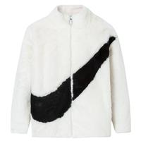 NIKE 耐克童装男女童仿兔毛皮草棉服冬季儿童保暖外套 棉花糖 140 /68 【身高128-140cm】