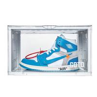 GOTO加厚透明鞋盒防尘亚克力鞋架宿舍塑料鞋柜省空间鞋子收纳 透明款12个