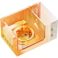 东芝 快捷微波炉 家用小型 700W大火力 黄金容量20L 均匀加热 简易旋钮操控 易清洁