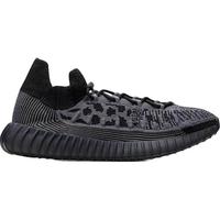 移动端、京东百亿补贴：adidas 青少年学生YZY 350 V2 黑玛瑙椰子夏日透气休闲鞋 36