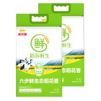 金龙鱼大米 稻谷鲜生六步鲜生态稻花香10斤 鲜米 一级粳米5KG 2024新米 【整箱】生态稻花香 5kg*4袋