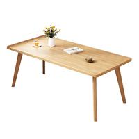 半隅雅居桌子简易出租屋电脑桌卧室家用女生小户型学习写字桌办公桌工作台 【桌椅组合】暖白色100*50cm