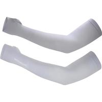 迪卡侬男女防晒运动袖套冰丝袖夏护臂开车钓鱼骑行冰凉袖银灰L-4051435