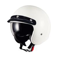 LS2复古头盔摩托车骑行头盔四分之三盔男巡航美式四季盔of599 特白 XL (57-58头围）