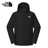 THE NORTH FACE 北面 冲锋衣男户外单层防风硬壳外套夹克可挂胆 黑色 L