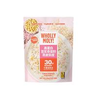 好哩！（Wholly Moly!）清道麸高蛋白豆浆奇亚籽燕麦麸皮（50g*6袋）0添加蔗糖膳食纤维 【50g*6袋】豆浆奇亚籽