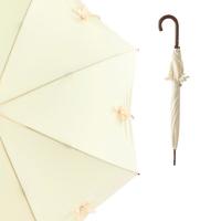 富尔顿（FULTON）实木长柄伞蝴蝶结纯色遮阳伞女晴雨两用送老皮纪念 UV Star Cream防晒款