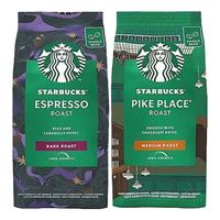 星巴克（Starbucks） 咖啡豆 阿拉比卡烘焙派克浓缩咖啡豆 派克+浓缩共400g 26年2-3月