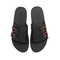 The North Face北面拖鞋男款春夏季运动休闲户外轻便背衬魔术贴粘扣轻质凉拖46B3 黑色+橘扣/819V-IH7 40 /美码7.5