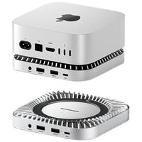 移速（MOVE SPEED）1TB 移动固态硬盘(PSSD) 适用于Macmini M4扩展坞硬盘 40G传输SSD移动硬盘外接扩容散热USB拓展坞 40Gbps 4合1扩展坞｜1TB硬盘扩容