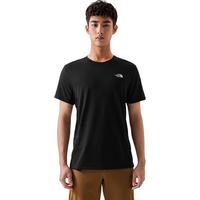 北面（The North Face）棉T恤男款春夏户外休闲圆领柔软舒适短袖7WCJ JK3/黑色 S 