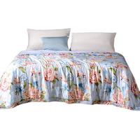 富安娜家纺 蚕丝被100%蚕丝空调被夏被双人夏凉被子夏季被芯 60S天丝可水洗桑蚕丝-星河 152*210cm