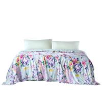 富安娜家纺 蚕丝被100%蚕丝空调被夏被双人夏凉被子夏季被芯 60S天丝抑菌纯蚕丝-清风 203*229cm