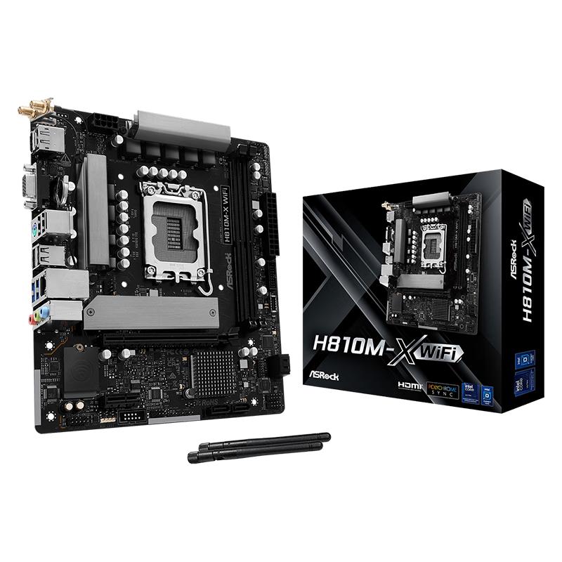 华擎 H810M-X WIFI 支持Intel LGA1851主板