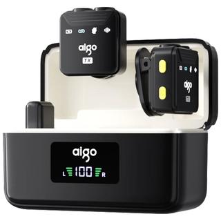 aigo/爱国者 降噪录音 无线领夹麦克风