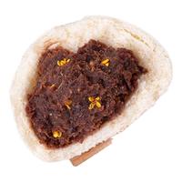 头厨牛奶芋泥流沙包 紫薯包芋头包香芋包 儿童早餐面点零食豆沙包早餐 1袋300g桂花豆沙包