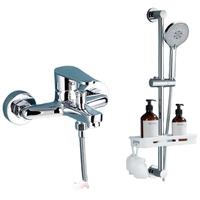 Royalstar荣事达淋浴花洒套装卫浴室花酒喷头全套增压沐浴器淋雨器家用花洒三件套