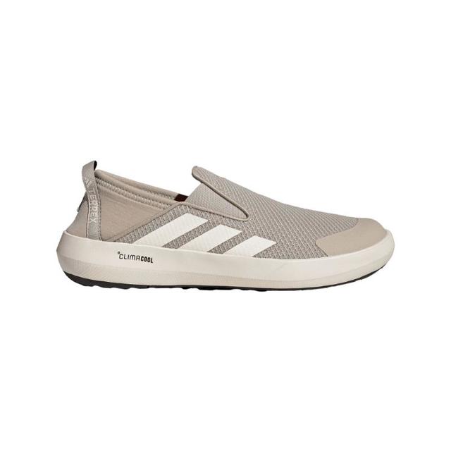 adidas 「CLIMACOOL清风鞋」户外登山一脚蹬运动鞋阿迪达斯TERREX 铂灰色/卡其   42