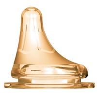 IBOOLBEAR偏心奶嘴仿真母乳质感新生婴儿鸭嘴吸嘴超软防胀气通用贝亲宽口径