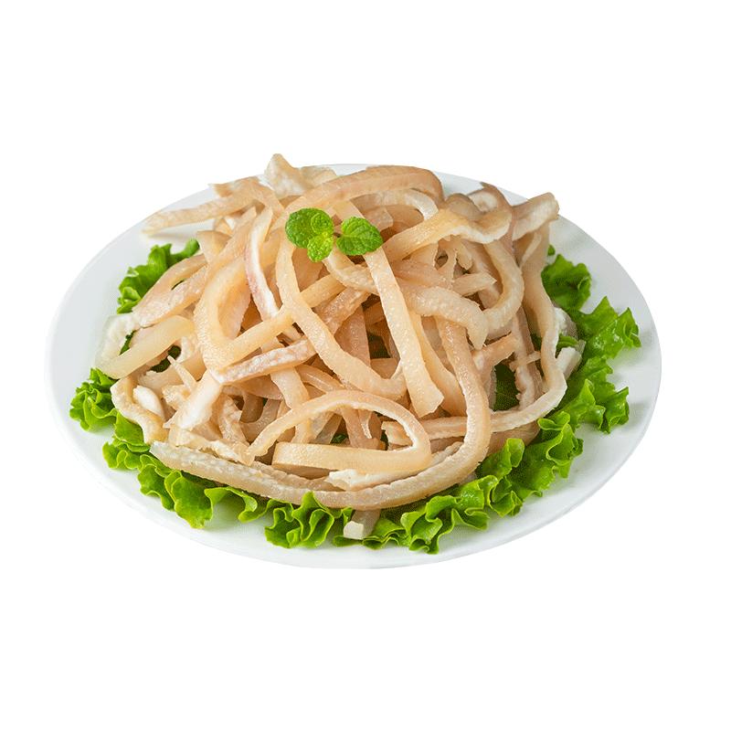 龙大肉食 山东 猪皮丝4斤 兔切新鲜猪皮 去毛凉拌猪皮冻食材 源头直发