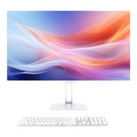 联想（Lenovo）生态品牌 一体机台式电脑27英寸高配商务采购办公学习全套整机小新/异能者系列 【人气王】 12代N5095 | 四核芯丨白 标配 16G内存+512G固态