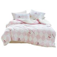 匹鲁暖感奶呼儿童被子A类冬季纤维被芯冬被 4.2斤 150*200cm 遇见莓好 秋冬子被芯-梦幻爱丽丝