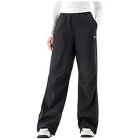 骆驼（CAMEL）户外滑雪裤男加绒御寒保暖防泼水宽松工装裤女 1776 幻影黑，女 S