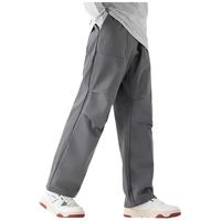 骆驼（CAMEL）户外滑雪裤男加绒御寒保暖防泼水宽松工装裤女 1684 乌绿灰，男 XXXL