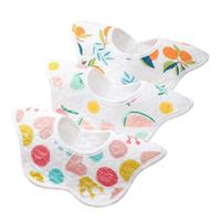 a类新生儿围嘴纯棉婴儿口水巾宝宝防水围兜防吐奶饭兜秋冬可旋转