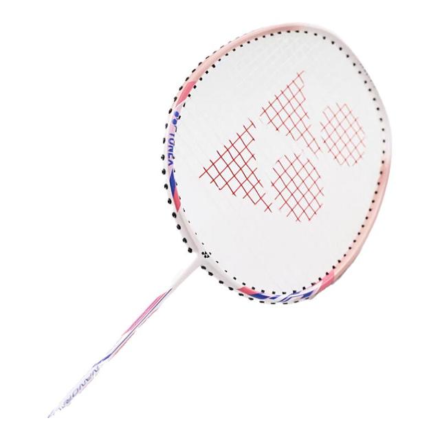 YONEX 羽毛球拍天斧10 yy全碳素超轻进攻单拍 NR7000i白粉红 入门